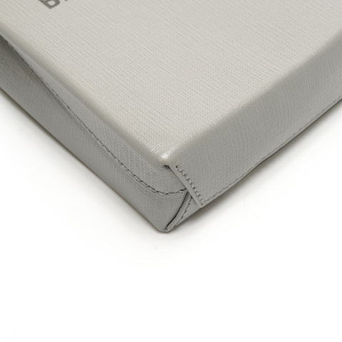 BALENCIAGA Shopping Phone Holder Mini 593826 Umhängetasche grau WS26474