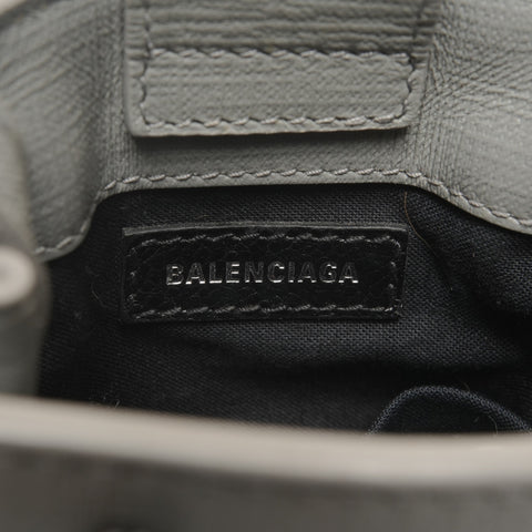 BALENCIAGA Shopping Phone Holder Mini 593826 Umhängetasche grau WS26474