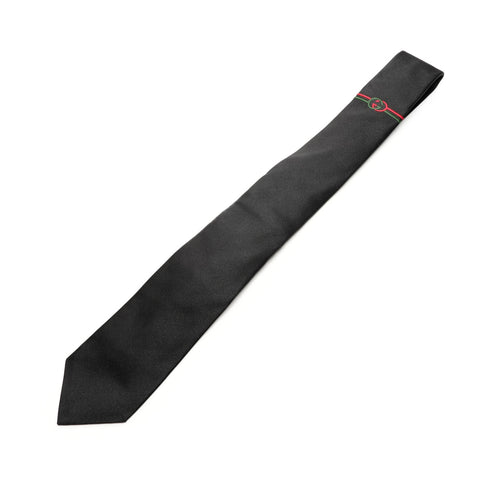 GUCCI GG logo tie black WS26475