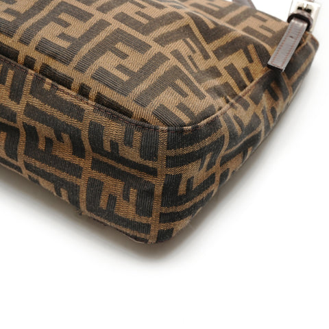 FENDI Zucca canvas Shoulder Bag Brown WS26478