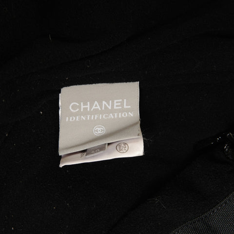 CHANEL Coat P19994V11805 02A Logo Tape coat black WS26480