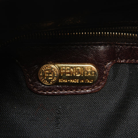 FENDI Suede Mamma Baguette One-Shoulder Bag Shoulder Bag Brown WS26481