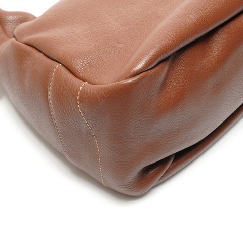 PRADA Vitello Dino One Shoulder Bag Shoulder Bag Brown WS26482