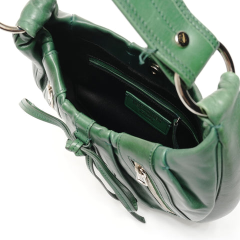 YVES SAINT LAURENT 左岸单肩包 绿色 WS26484