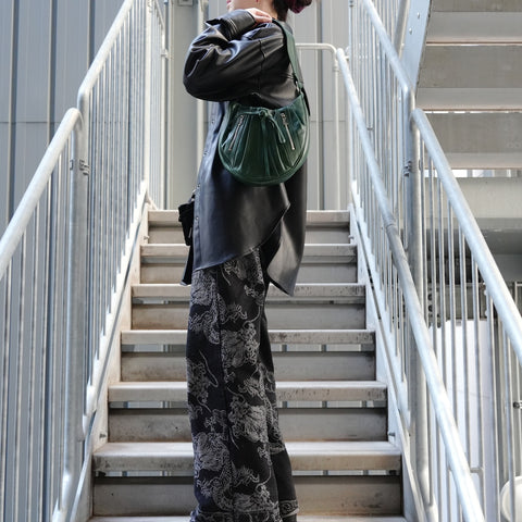 YVES SAINT LAURENT 左岸单肩包 绿色 WS26484