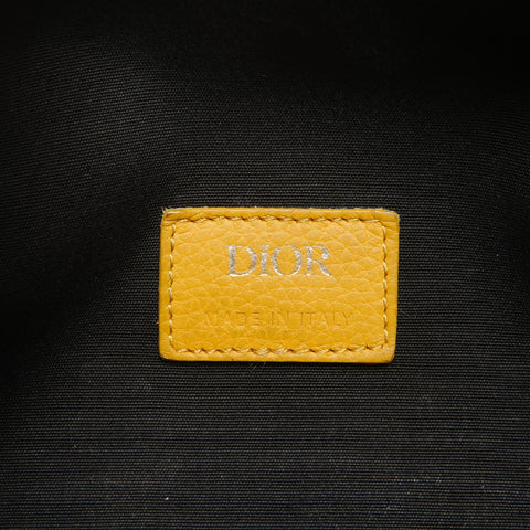 Christian Dior Trotter Lingotto Oblique Jacquard Shoulder Bag yellow WS26485