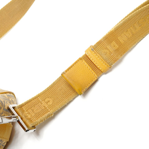 Christian Dior Trotter Lingotto Oblique Jacquard Shoulder Bag yellow WS26485