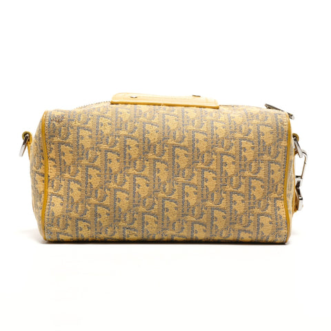 Christian Dior Trotter Lingotto Oblique Jacquard Shoulder Bag yellow WS26485