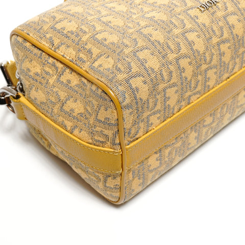 Christian Dior Trotter Lingotto Oblique Jacquard Shoulder Bag yellow WS26485