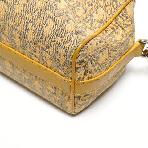 Christian Dior Trotter Lingotto Oblique Jacquard Shoulder Bag yellow WS26485