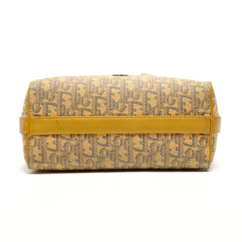 Christian Dior Trotter Lingotto Oblique Jacquard Shoulder Bag yellow WS26485