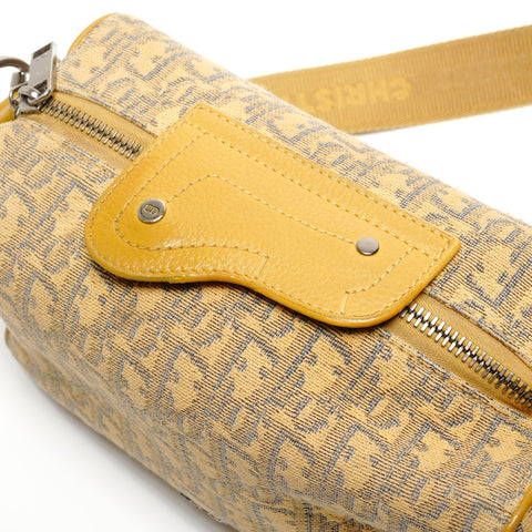 Christian Dior Trotter Lingotto Oblique Jacquard Shoulder Bag yellow WS26485
