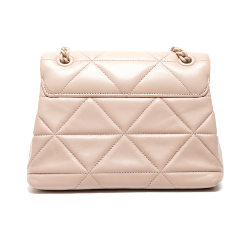 PRADA Spectrum Kleine Quilt-Umhängetasche beige WS26490