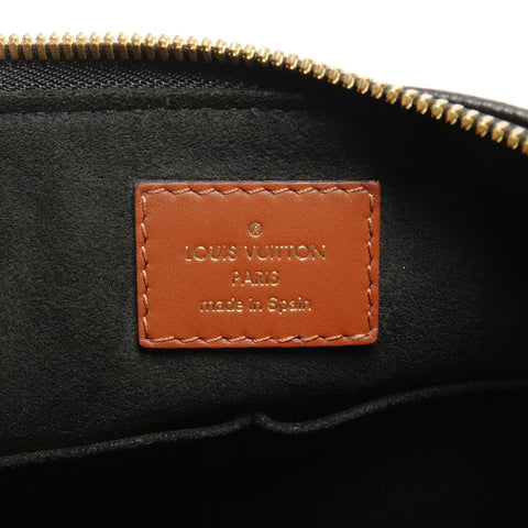 LOUIS VUITTON 2018 V Tote BB Monogram Handbag Brown WS26492