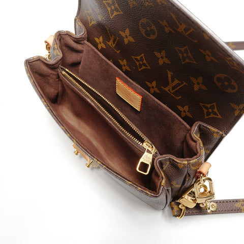 LOUIS VUITTON Pochette Metis New Year Monogram 2WAY Shoulder Bag Brown WS26498