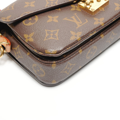 LOUIS VUITTON Pochette Metis New Year Monogram 2WAY Shoulder Bag Brown WS26498