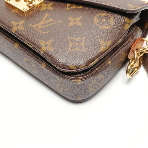 LOUIS VUITTON Pochette Metis New Year Monogram 2WAY Shoulder Bag Brown WS26498