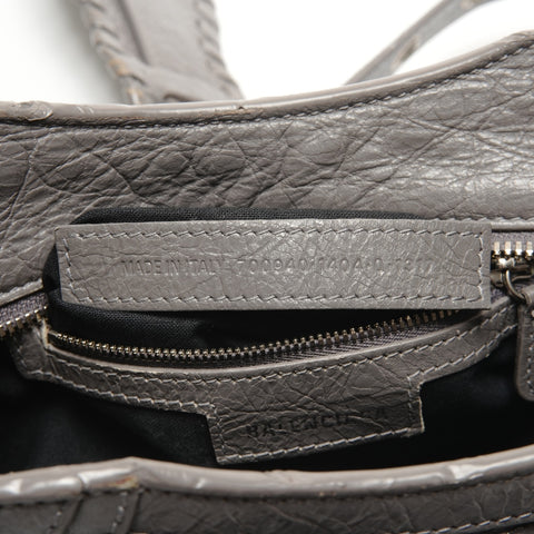BALENCIAGA Neo Kagoule City 2WAY Shoulder Bag gray WS26500