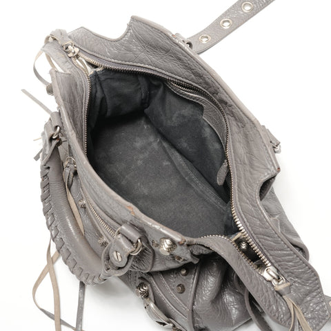 BALENCIAGA Neo Kagoule City 2WAY Shoulder Bag gray WS26500