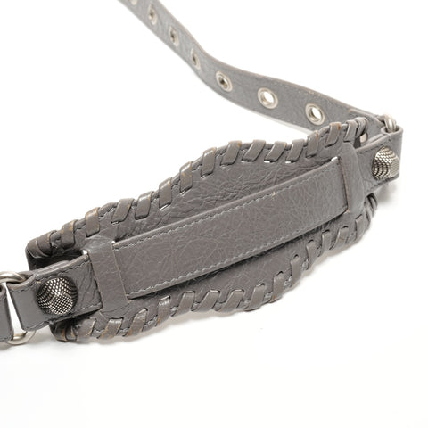 BALENCIAGA Neo Kagoule City 2WAY Shoulder Bag gray WS26500