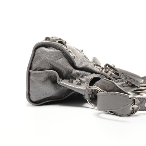 BALENCIAGA Neo Kagoule City 2WAY Shoulder Bag gray WS26500