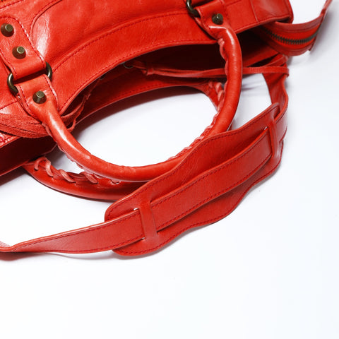 BALENCIAGA Classic City 2way Shoulder Handbag Red WS26502