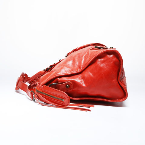BALENCIAGA Classic City 2way Shoulder Handbag Red WS26502