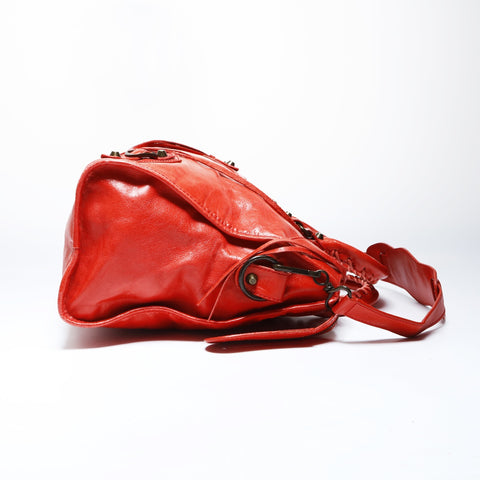 BALENCIAGA Classic City 2way Shoulder Handbag Red WS26502