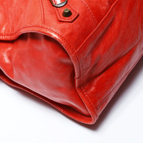 BALENCIAGA Classic City 2way Shoulder Handbag Red WS26502