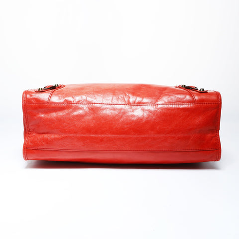 BALENCIAGA Classic City 2way Shoulder Handbag Red WS26502