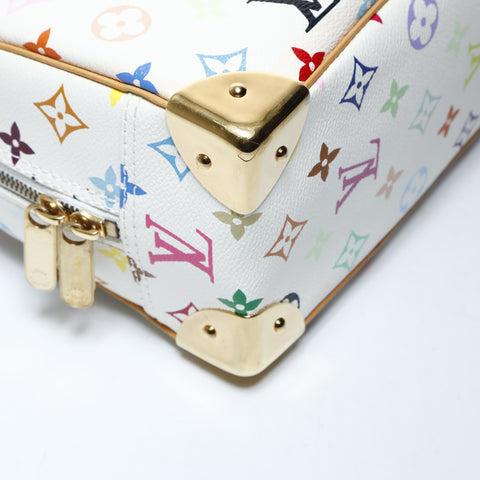 LOUIS VUITTON Monogram Multicolore Trouville Blanc M92663 2005 Handbag white WS26504