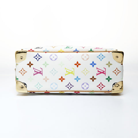LOUIS VUITTON Monogram Multicolore Trouville Blanc M92663 2005 Handbag white WS26504