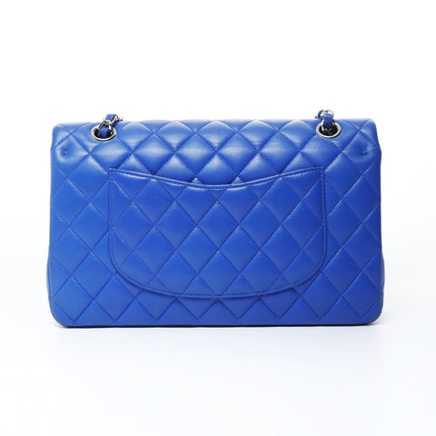 CHANEL No. 26 Matelasse 2017-2018 Double Flap Shoulder Bag blue WS26505