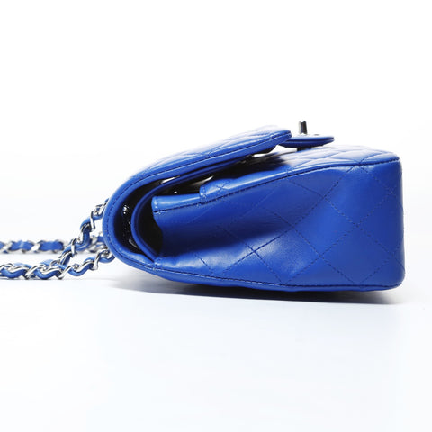 CHANEL No. 26 Matelasse 2017-2018 Double Flap Shoulder Bag blue WS26505