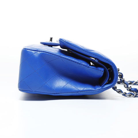 CHANEL No. 26 Matelasse 2017-2018 Double Flap Shoulder Bag blue WS26505