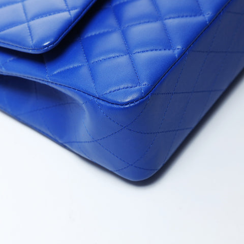 CHANEL No. 26 Matelasse 2017-2018 Double Flap Shoulder Bag blue WS26505