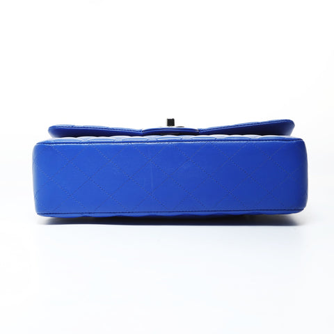 CHANEL No. 26 Matelasse 2017-2018 Double Flap Shoulder Bag blue WS26505
