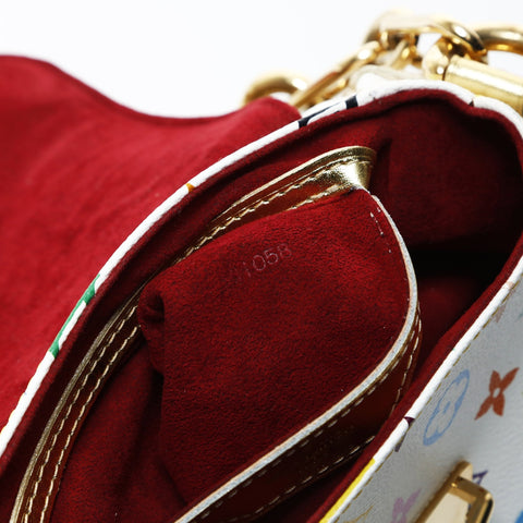 LOUIS VUITTON Monogram Multicolor Marilyn All M40206 2008 One Belt Shoulder Bag white WS26507