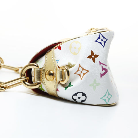 LOUIS VUITTON Monogram Multicolor Marilyn All M40206 2008 One Belt Shoulder Bag white WS26507