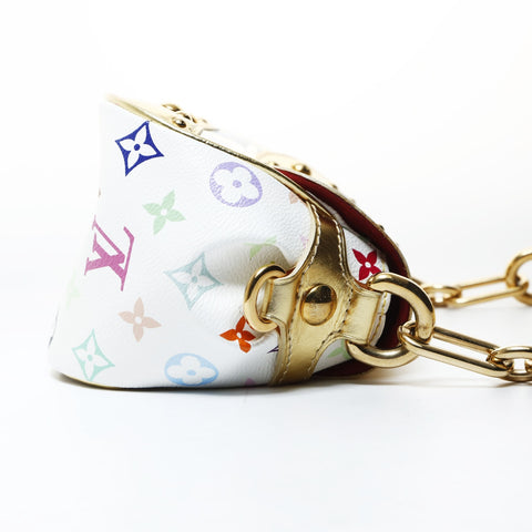 LOUIS VUITTON Monogram Multicolor Marilyn All M40206 2008 One Belt Shoulder Bag white WS26507