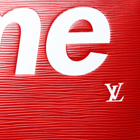 LOUIS VUITTON ×Supreme Epi Keepall 45 Bandouliere M53419 2017 Boston bag Red WS26510