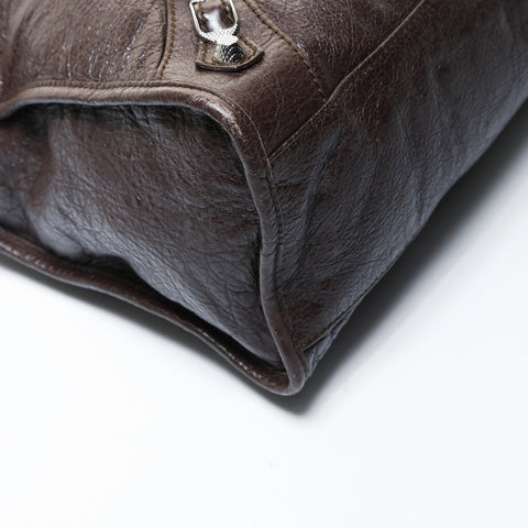 BALENCIAGA 2way Classic City Handbag Brown WS26512