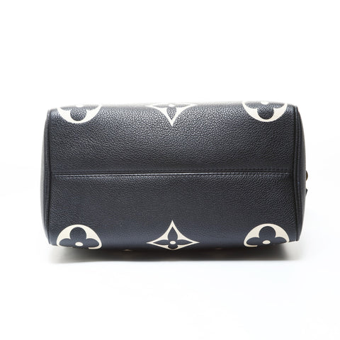 LOUIS VUITTON Speedy Bandouliere 25 Two-tone Monogram Empreinte M58947 Boston bag black WS26518