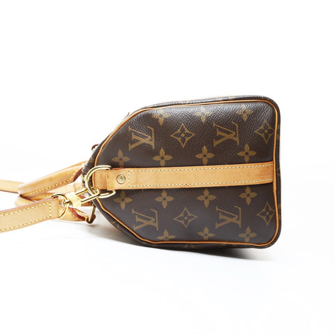 LOUIS VUITTON 2018 Monogram Speedy 25 Boston Tasche Braun WS26519