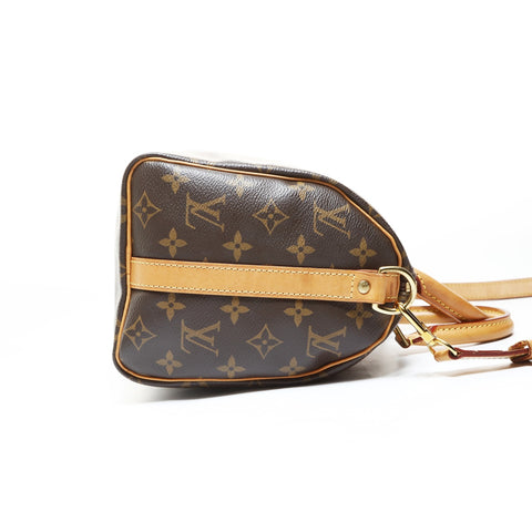 LOUIS VUITTON 2018 Monogram Speedy 25 Boston Tasche Braun WS26519
