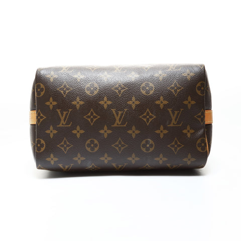 LOUIS VUITTON 2018 Monogram Speedy 25 Boston Tasche Braun WS26519