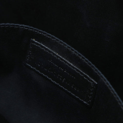 YVES SAINT LAURENT Lucasandra V-stitch YSL logo Shoulder Bag black WS26520