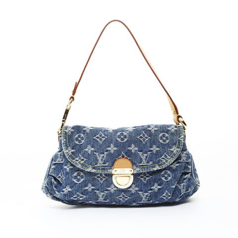 路易威登 牛仔花押字迷你漂亮 2005 单肩包 单肩包 蓝色 WS26521
