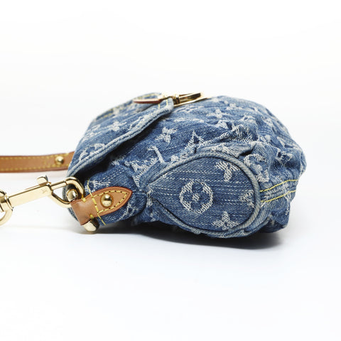 路易威登 牛仔花押字迷你漂亮 2005 单肩包 单肩包 蓝色 WS26521