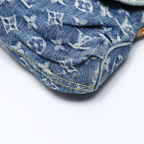 路易威登 牛仔花押字迷你漂亮 2005 单肩包 单肩包 蓝色 WS26521